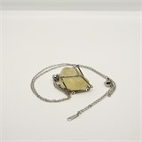 Цитрин 2-5 см, необработанный, с подвеской (серебряная цепочка), Бразилия 1681